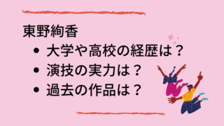 東野絢香のブログタイトルカード