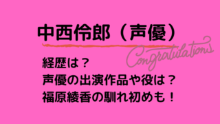 中西伶郎ブログタイトルカード