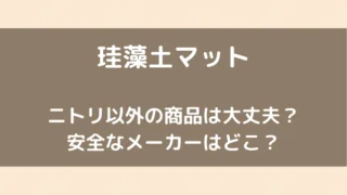 珪藻土ニトリ以外