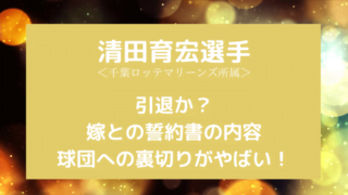 清田育宏は引退？