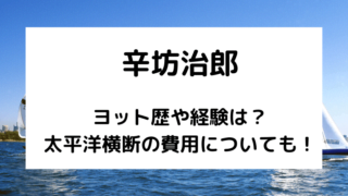 辛坊治郎のヨット歴は？