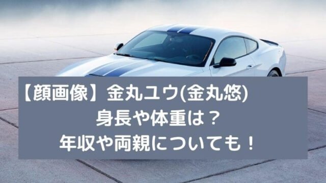 【顔画像】金丸ユウ(悠)の身長や体重は?年収や両親についても!