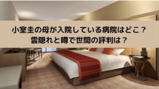 小室圭の母が入院している病院はどこ?雲隠れと噂で世間の評判は?
