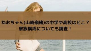 ねおちゃん(山崎嶺緒)の中学や高校はどこ?家族構成についても調査!